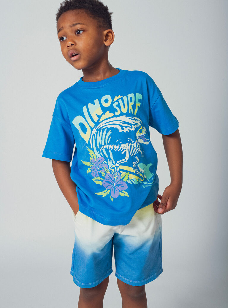 Blue TEE SHIRT SS WOTATI2 / 25S902U2TMCC211