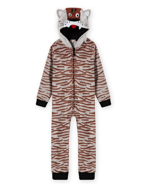 Child boy soft boa tiger pajamas MEGOSURTIG / 21WH1291D4F008
