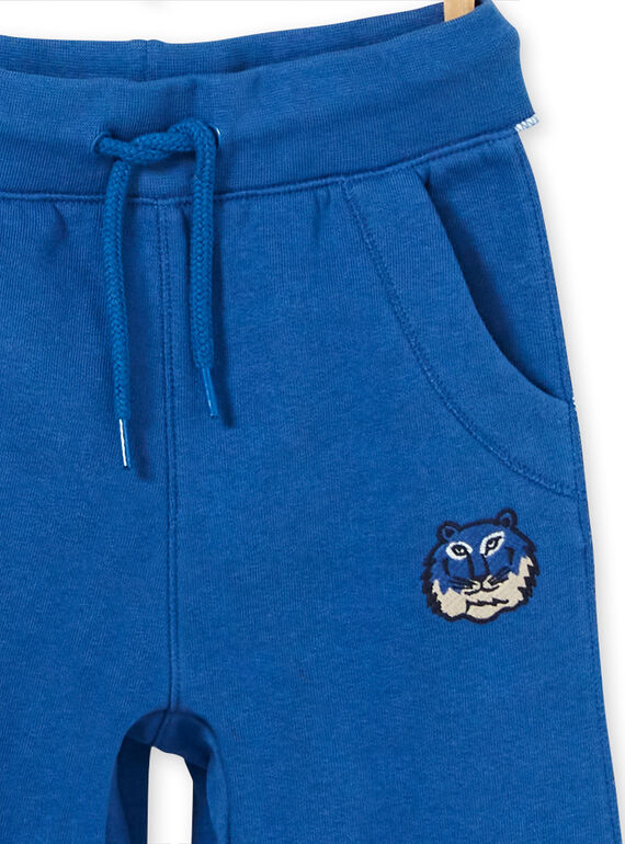 Blue jogging jogging shoes for boys LOBLEJOG / 21S902J1JGB702