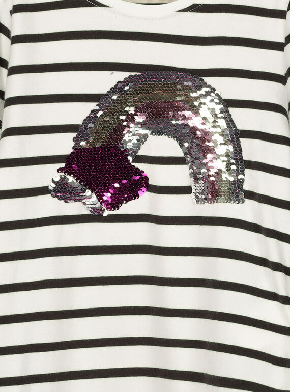 Girls' long-sleeved T-shirt FALITEE3 / 19S90123TML099