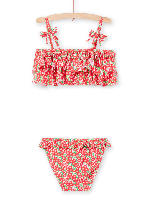 Baby girl pink 2-piece swimsuit LYABIK1 / 21SI01DIMAI309