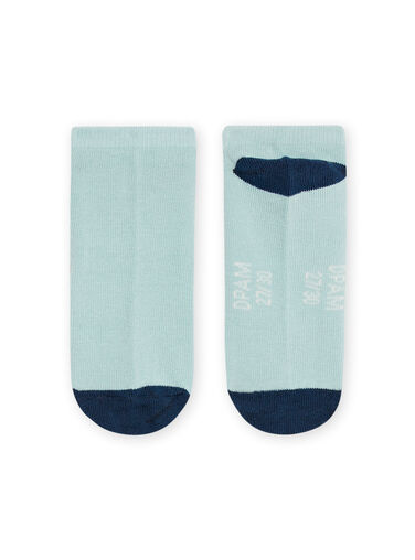Child boy opaline and dark blue socks NYOJOSOQ1 / 22SI0264SOQG622