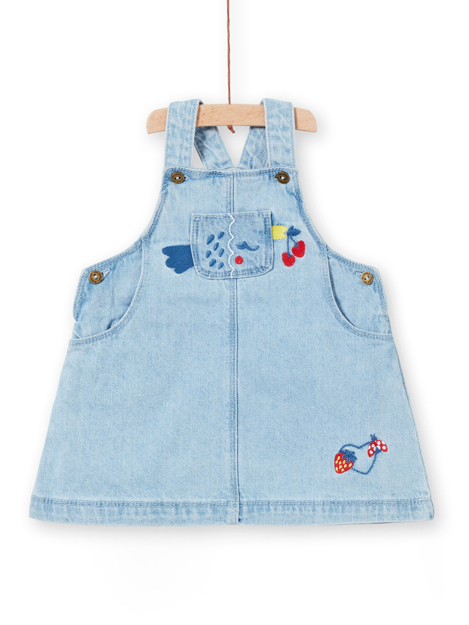 Baby jean cheap overall dress