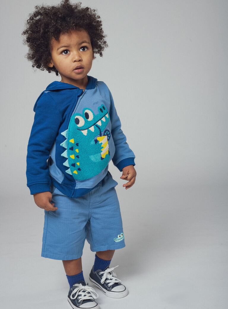 Blue KIDS CARDIGAN Blue KIDS CARDIGAN WUBOGIL2 / 25SG10R1GIL701