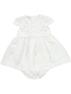 Baby girls' formal dress and bloomers CICEROB3 / 18SG09M3ROBA001