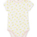 Baby Girl's Ecru Polka Dot and Lemon Print Bodysuit