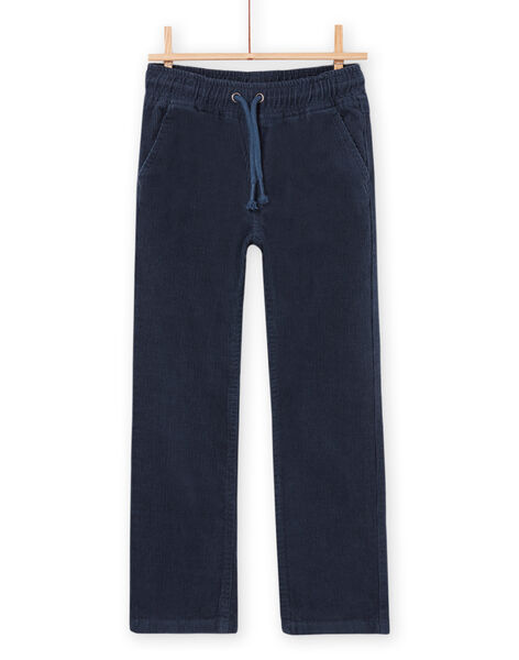 Velvet pants with elastic waist PORHUPAN2 / 22W902Q2PAN716