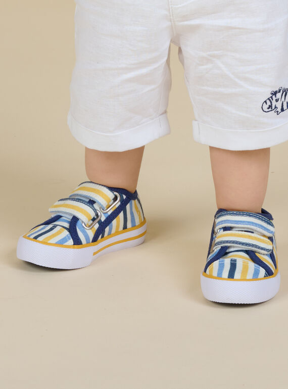 Baby boy striped sneakers NUTOILSTRIP / 22KK3891D16001