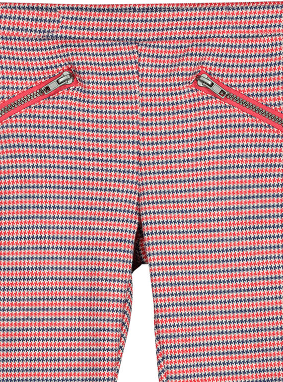 Girls' jacquard Milano trousers FACOPANT / 19S90181PAN099