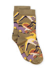 Socks with dinosaur print RYOJOCHO4 / 23SI0275SOQG631