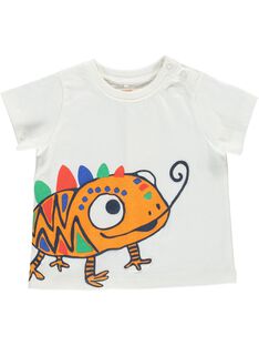 Baby boys' short-sleeved T-shirt CUGAUTI3 / 18SG10L3TMC001