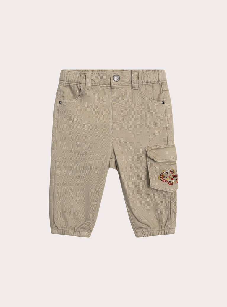 Light beige PANTS XUJAPAN1 / 25WG10M3PAN811