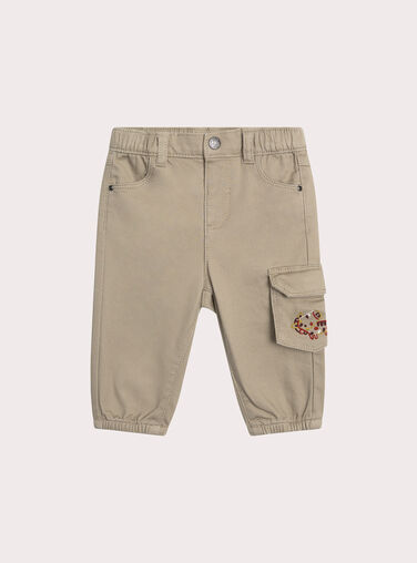 Light beige PANTS XUJAPAN1 / 25WG10M3PAN811