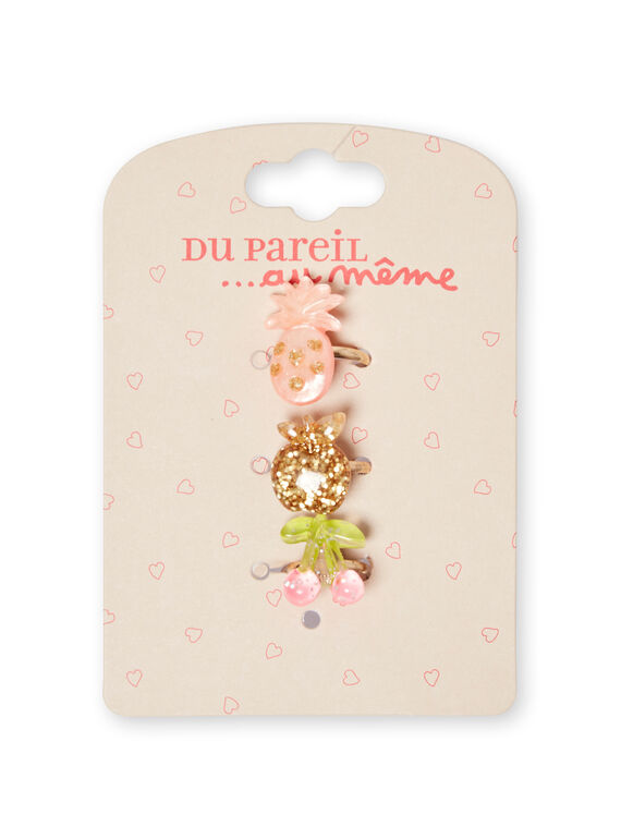 Set of 3 rings for children and girls LYAJAURING / 21SI0172BAG955