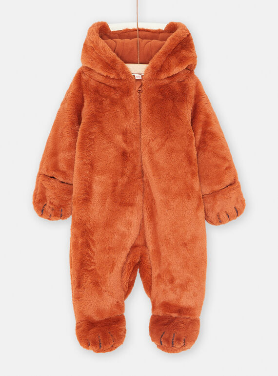 Baby Boy Soft and Comfortable Brick Playsuit SUGROPIL / 23WG10D2PIL403