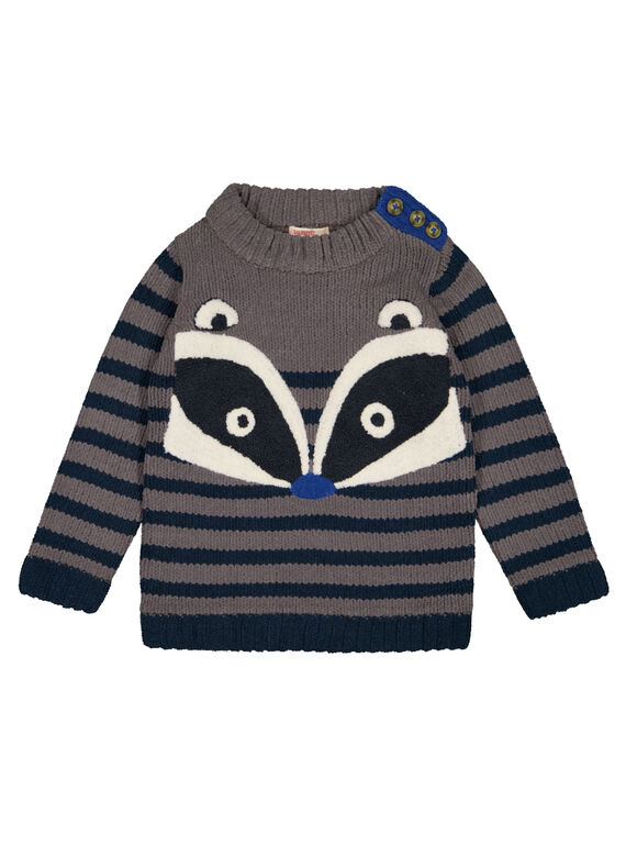 Grey Pullover GOBLAPUL / 19W902S1PULJ921