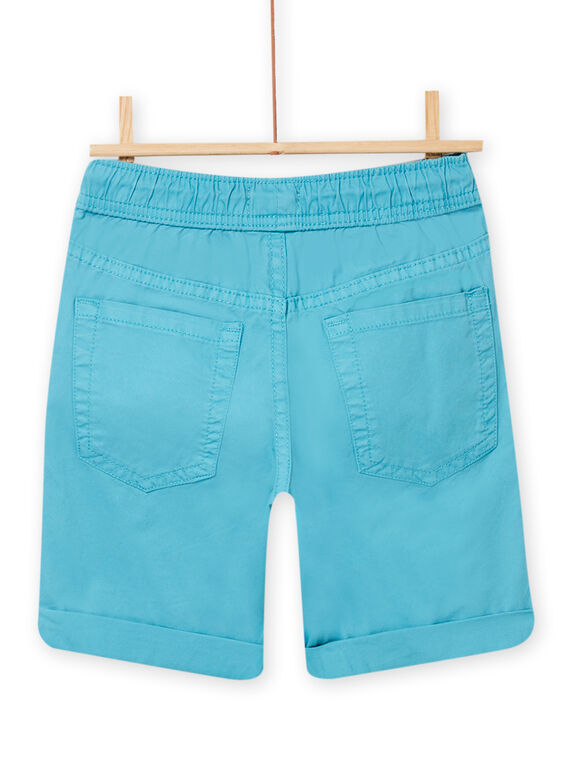 Child boy's sapphire blue Bermuda shorts NOJOBERMU4 / 22S902C3BERC211