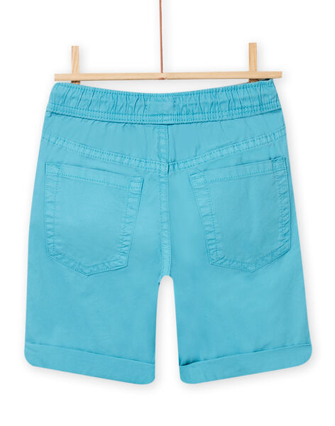 Child boy's sapphire blue Bermuda shorts NOJOBERMU4 / 22S902C3BERC211