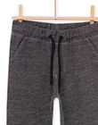 Grey elasticated waistband pants POKAJOG / 22W902L1JGB090