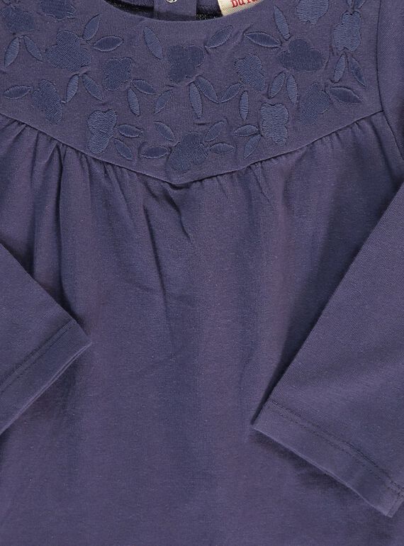 Baby girls' long-sleeved T-shirt CIJOTEE3 / 18SG09R3TML705