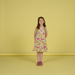 Child girl's multicolored dress
