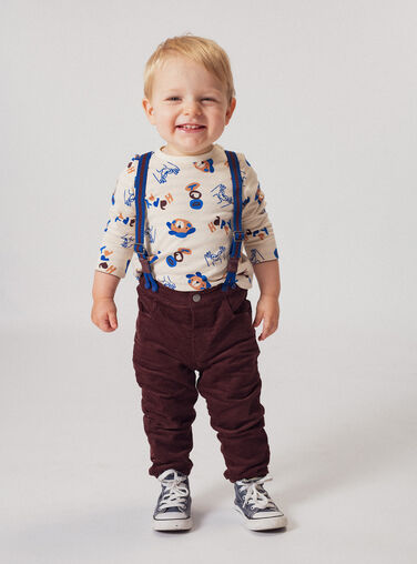 Burgundy PANTS XUBLUPAN1 / 25WG10N1PAN501