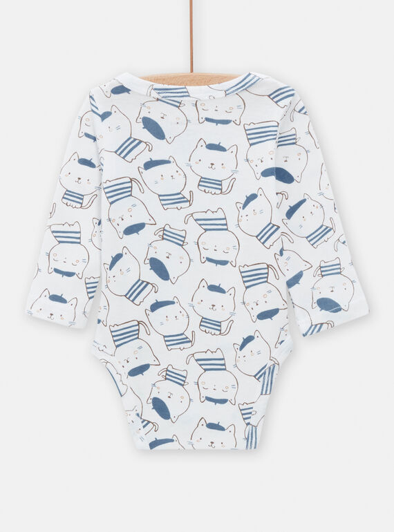 Off white NEWBORN BODY SUIT TOU1BOD5 / 24SF04H1BDNA001