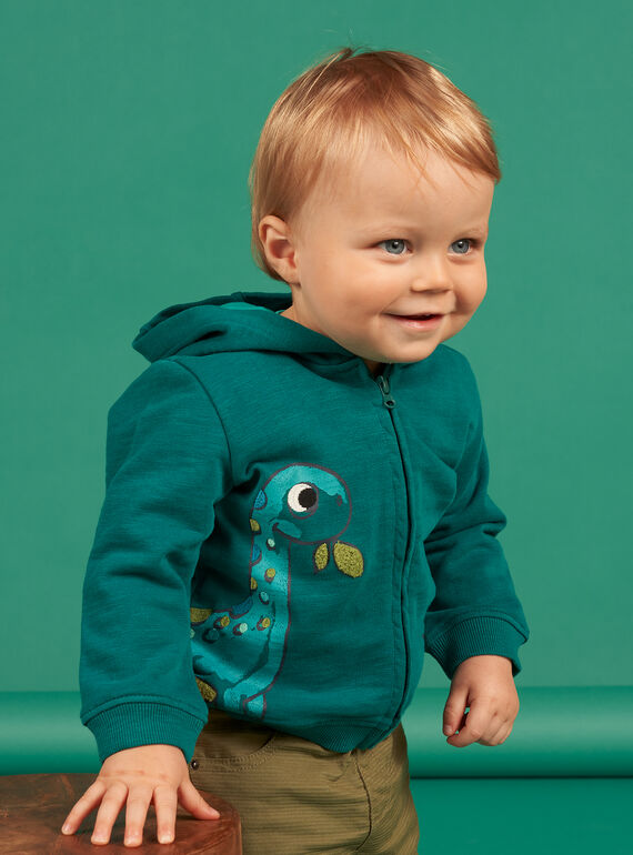Baby Boy Duck Blue Dinosaur Vest NUGAGIL / 22SG10O1GIL714