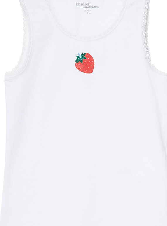 White Underwear JEFADELFRU / 20SH1131HLI000