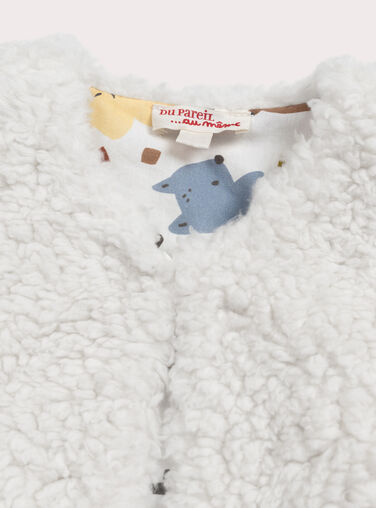 White KIDS CARDIGAN XOU2GIL / 25WF0361GIL000