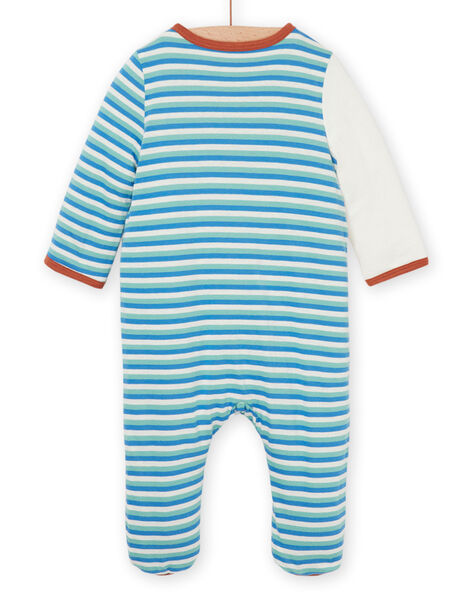 Monkey Stripe Print Sleep Suit REGAGRESIN / 23SH14D3GREA002