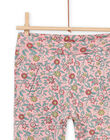 Fleece pants with floral print PARHUPANT / 22W901Q1PAN303