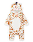 Baby girl's ecru giraffe animation oversyjama NEFISURGIR / 22SH13E1SPY001