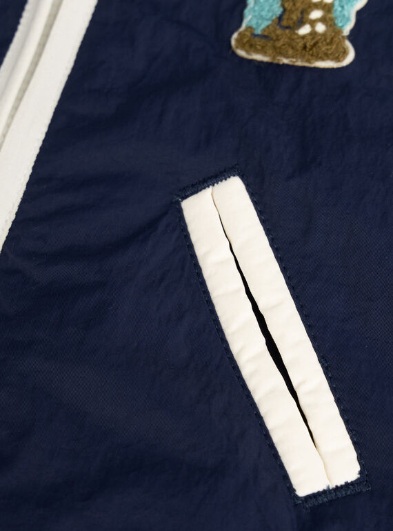 Navy RAINCOAT VUGROBLOU / 24WG10E3IMPC204