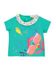 Baby girls' short-sleeved T-shirt FICABRA / 19SG09D1BRA209