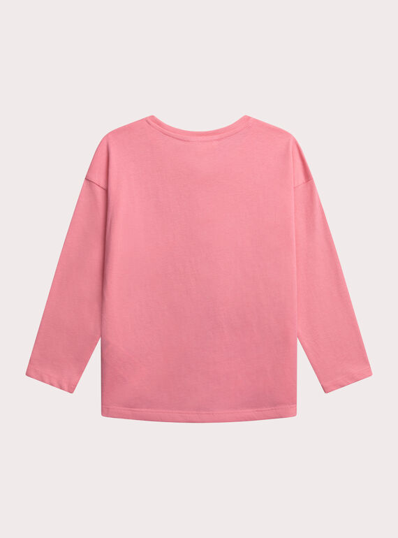 Pink TEE SHIRT LS XAJATEE1 / 25W901M3TMLD301