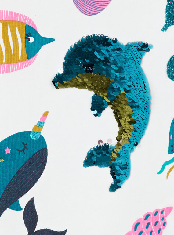 Off white T-SHIRT KAECOTEE1 / 20W901H4TML001