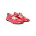 Pink patent slippers girl