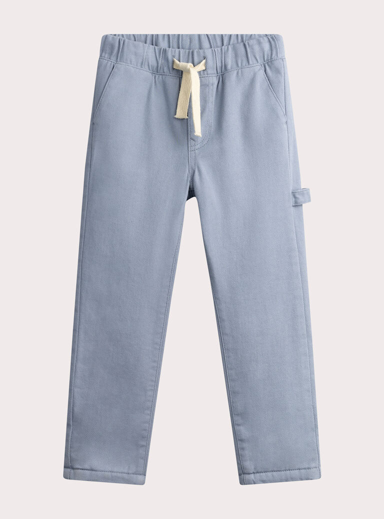 Blue daddy-cut trousers WOKAPAN / 25S90231PAN205