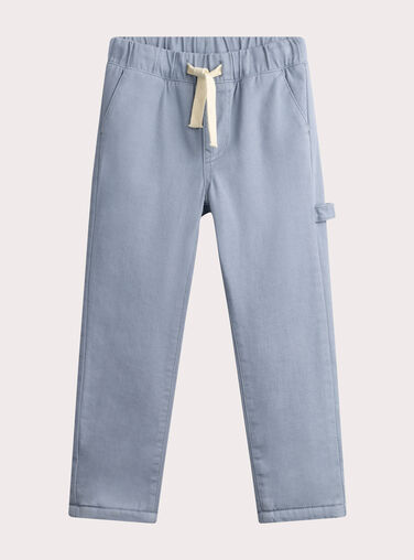Blue daddy-cut trousers WOKAPAN / 25S90231PAN205