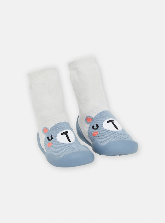 Blue socks with bear design SUCHO7OURS / 23XK3861D08C201