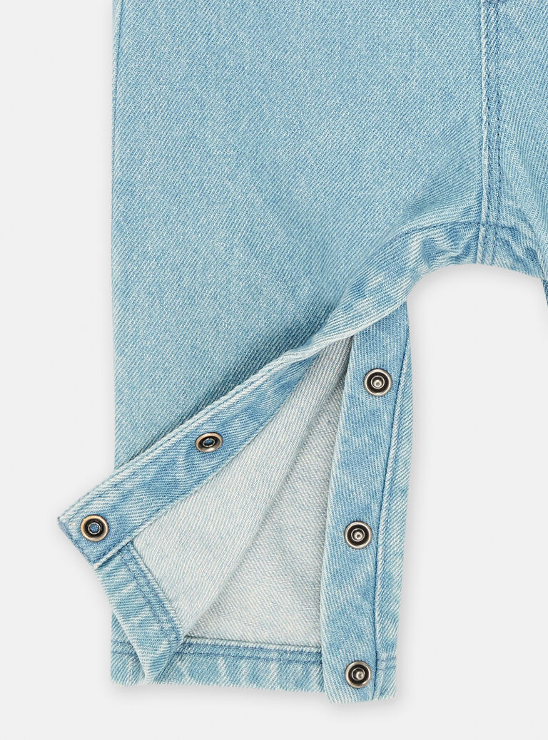 Baby boy's comfortable light denim overalls SUVERSAL / 23WG10J1SALP272