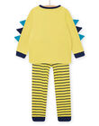Yellow canary pyjamas child boy NEGOPYJTREX / 22SH12G3PYJ117