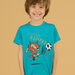T-shirt with soccer design