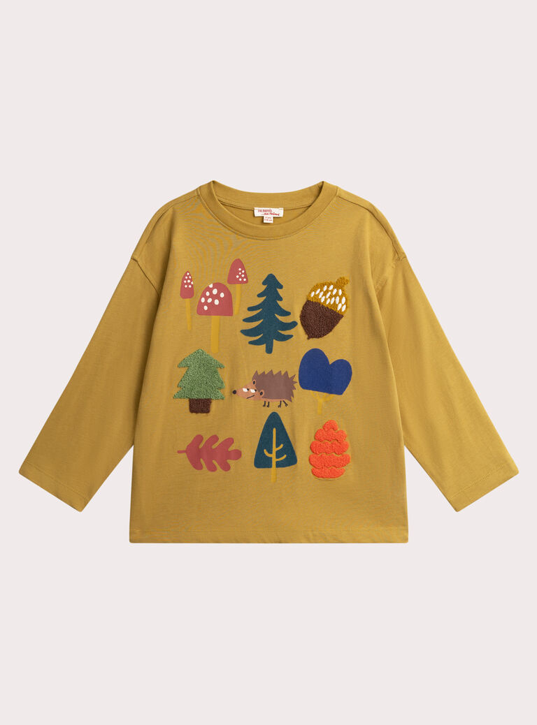 Light green TEE SHIRT LS VOBATEE1 / 24W902Q2TMLG600