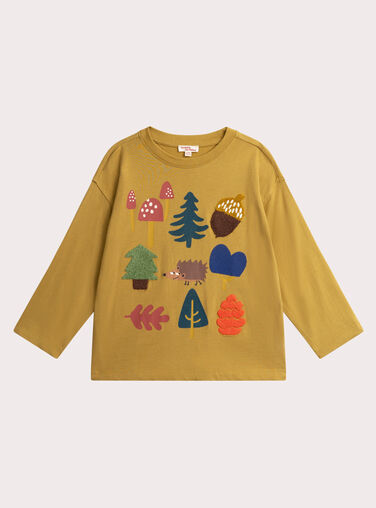 Light green TEE SHIRT LS VOBATEE1 / 24W902Q2TMLG600