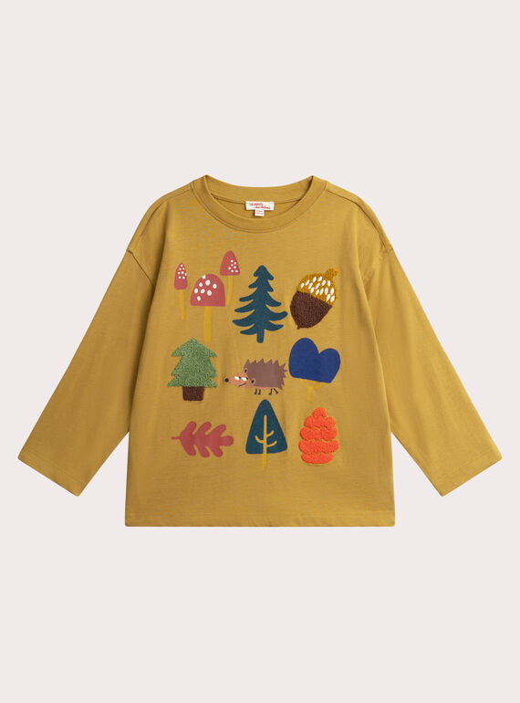 Light green TEE SHIRT LS VOBATEE1 / 24W902Q2TMLG600