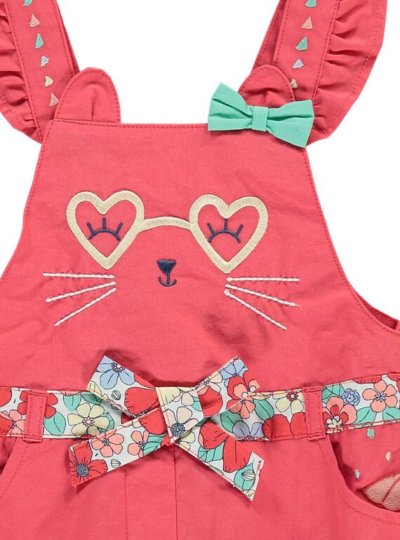 Baby girls' strappy dress CIBUROB4 / 18SG09K4ROBF515