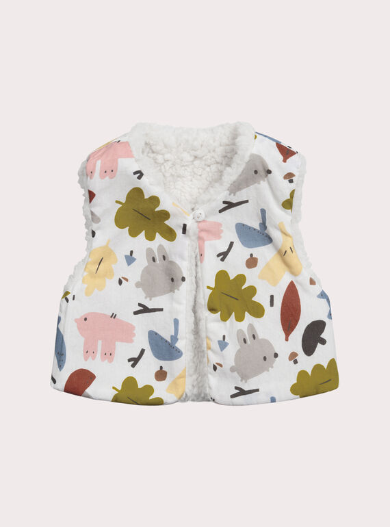 White KIDS CARDIGAN XOU2GIL / 25WF0361GIL000