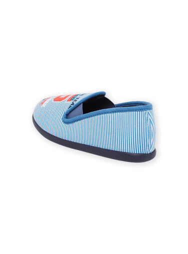 Striped slip-on booties Striped slip-on booties POPANTCOLL / 22XK3642D0B701